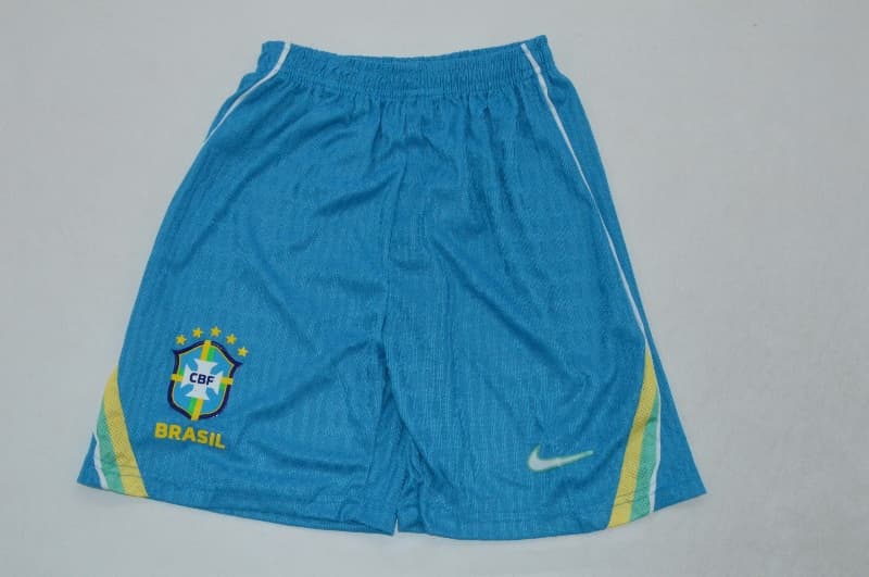 2026 Brazil World Cup Home Kids Soccer Jersey And Shorts (Player)