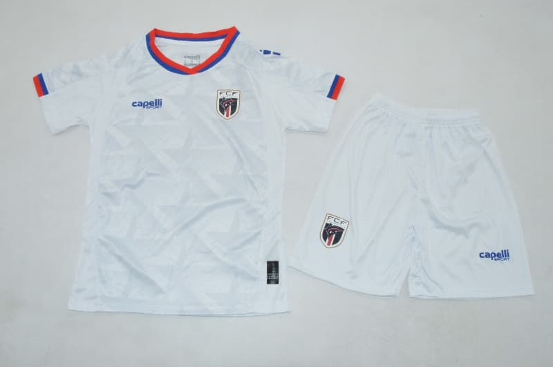 2026 Cape Verde World Cup Away Kids Soccer Jersey And Shorts