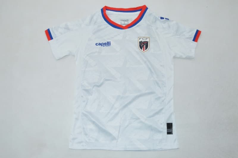2026 Cape Verde World Cup Away Kids Soccer Jersey And Shorts