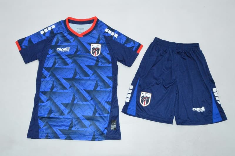2026 Cape Verde World Cup Home Kids Soccer Jersey And Shorts