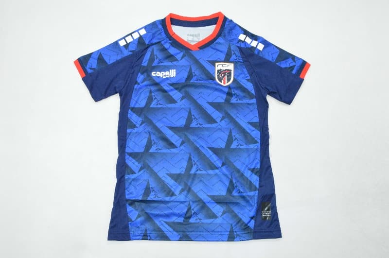 2026 Cape Verde World Cup Home Kids Soccer Jersey And Shorts