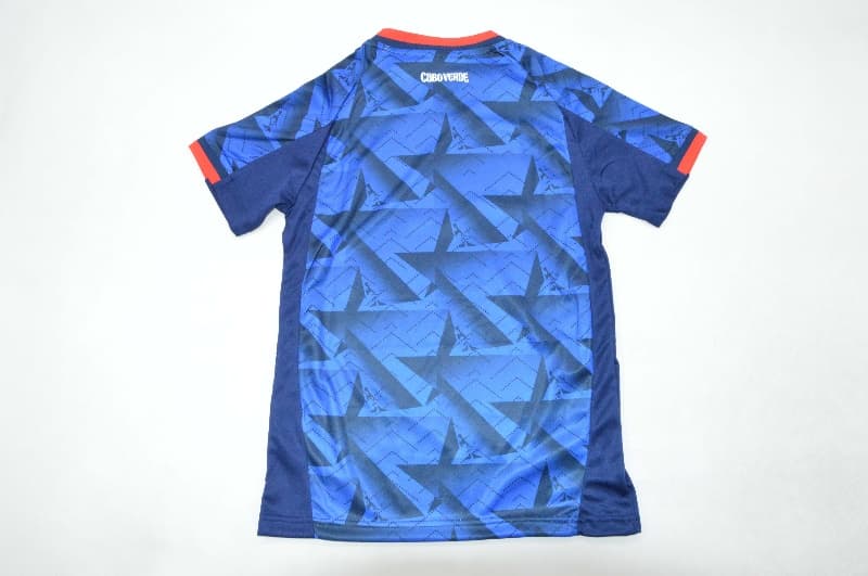 2026 Cape Verde World Cup Home Kids Soccer Jersey And Shorts