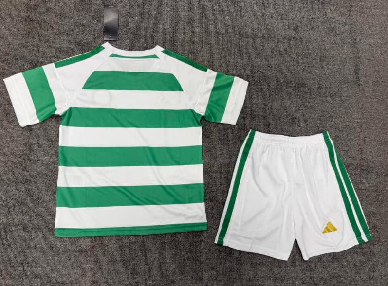 26/27 Celtic Home Kids Soccer Jersey And Shorts