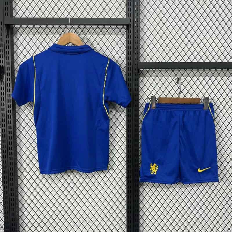 26/27 Chelsea Home Kids Soccer Jersey And Shorts (Leaked)