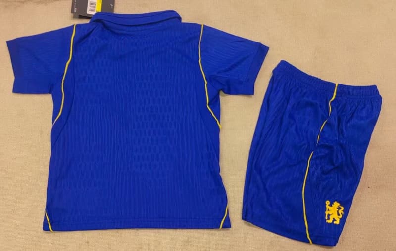 26/27 Chelsea Home Kids Soccer Jersey And Shorts (Player) Leaked
