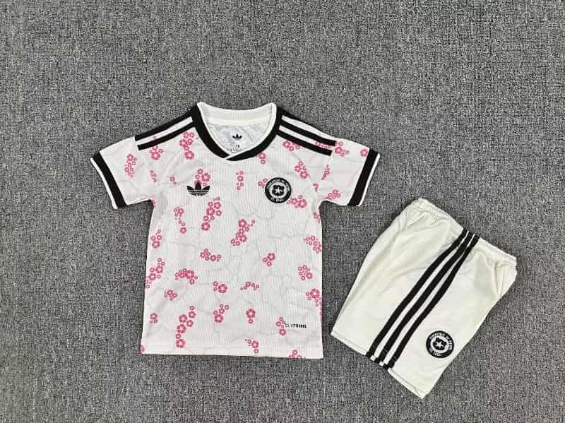 2026 Chile Away Kids Soccer Jersey And Shorts 2026 Chile Away Kids Soccer Jersey And Shorts