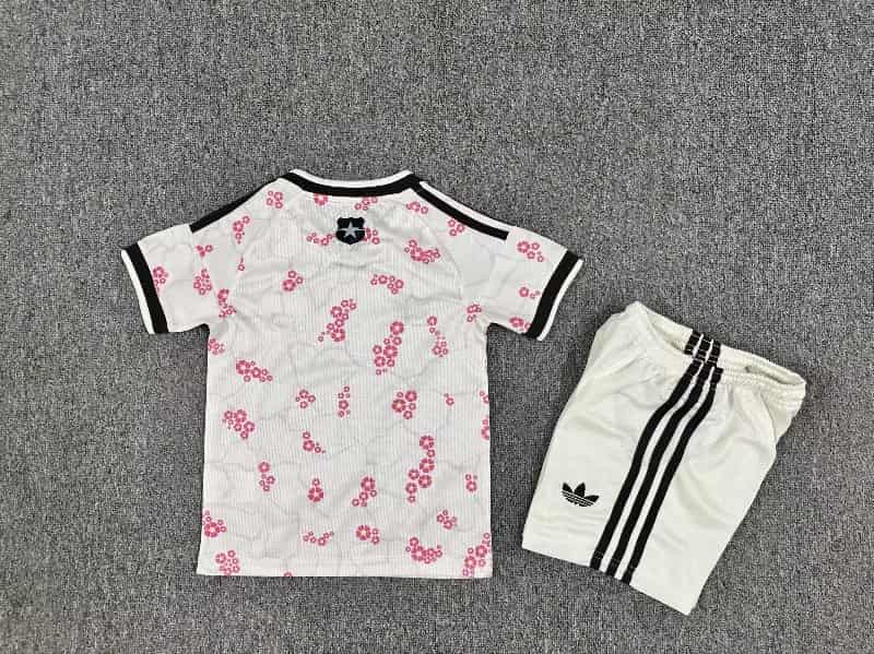 2026 Chile Away Kids Soccer Jersey And Shorts