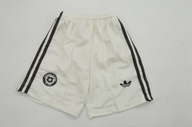 2026 Chile Away Kids Soccer Jersey And Shorts