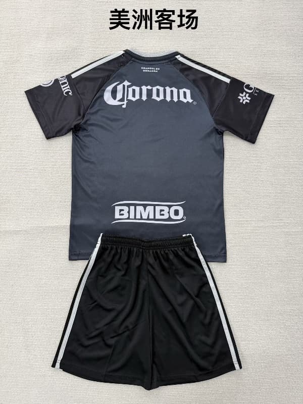 26/27 Club America Away Kids Soccer Jersey And Shorts