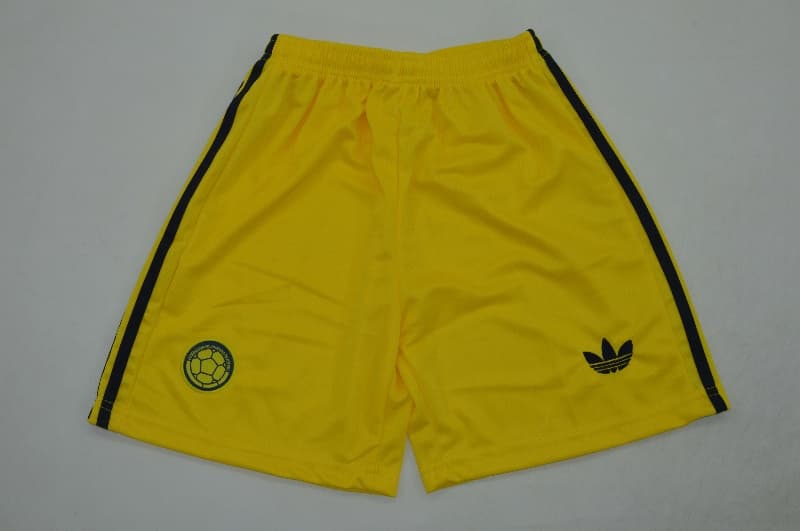 2026 Colombia World Cup Away Kids Soccer Jersey And Shorts
