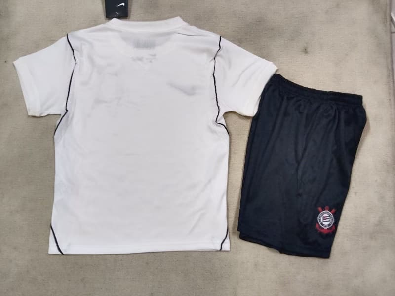 2026 Corinthians Home Kids Soccer Jersey And Shorts