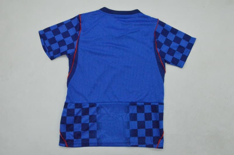 2026 Croatia World Cup Away Kids Soccer Jersey And Shorts