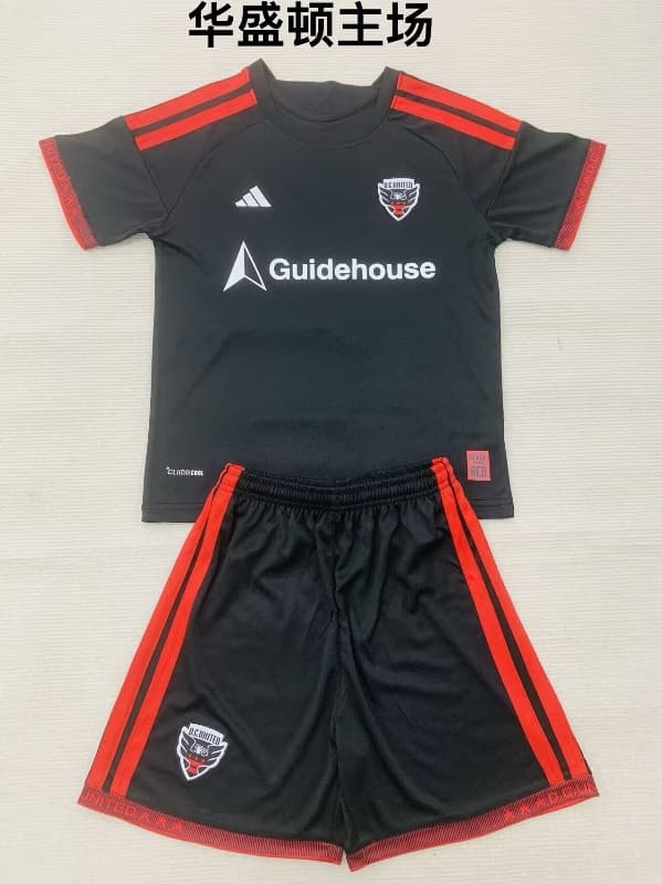 2026 DC United Home Kids Soccer Jersey And Shorts
