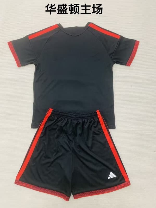 2026 DC United Home Kids Soccer Jersey And Shorts