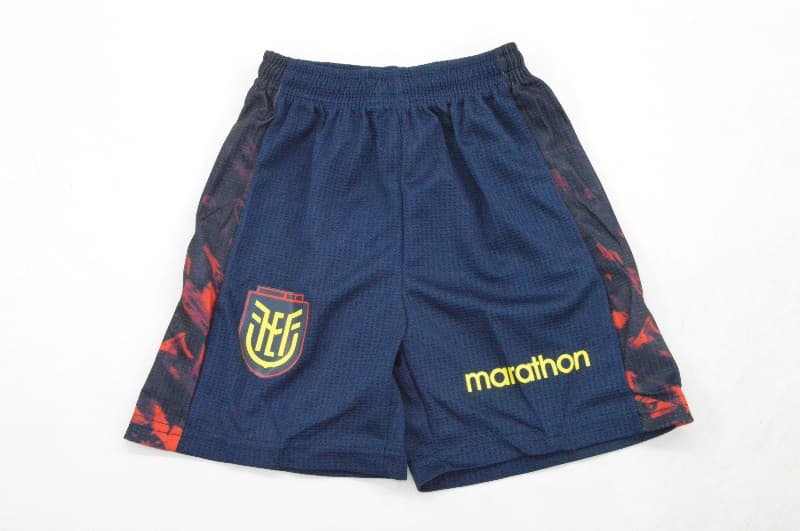 2026 Ecuador Home Kids Soccer Jersey And Shorts