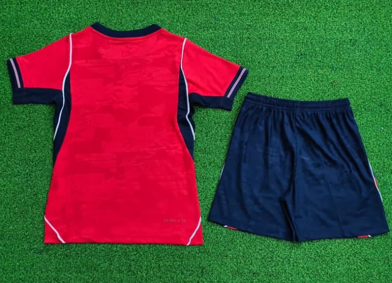 2026 England World Cup Away Kids Soccer Jersey And Shorts (Player)
