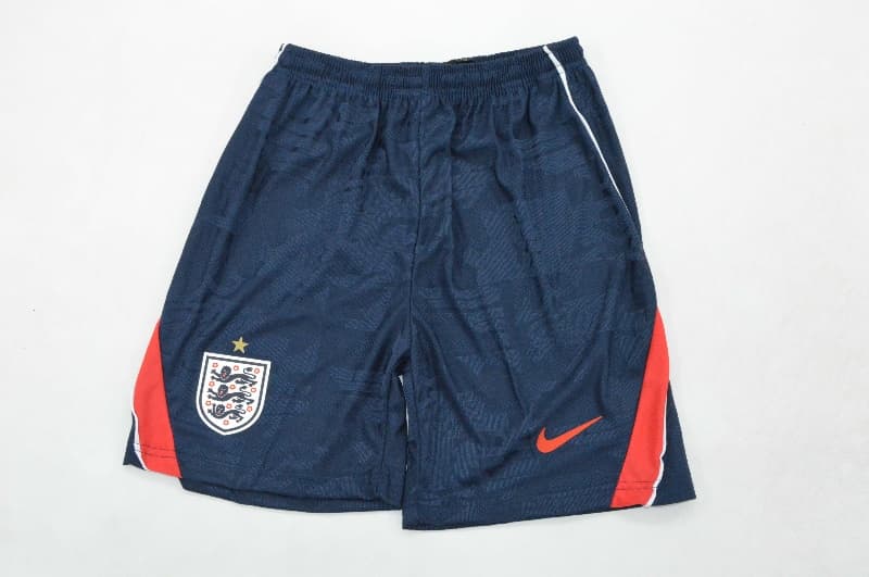 2026 England World Cup Away Kids Soccer Jersey And Shorts (Player)