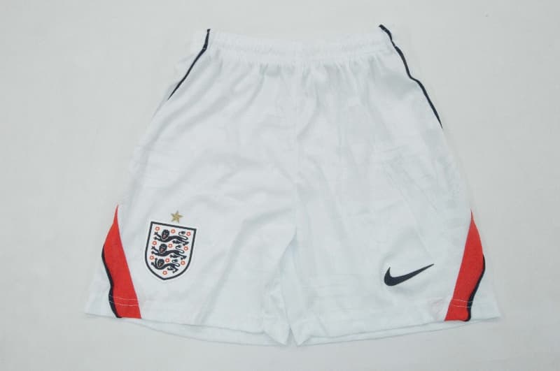 2026 England World Cup Home Kids Soccer Jersey And Shorts (Player)