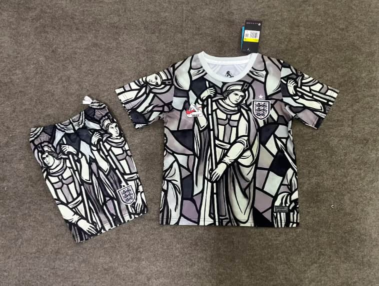 2026 England Special Kids Soccer Jersey And Shorts