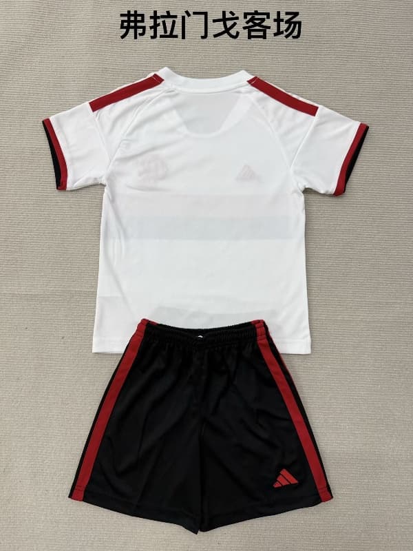 2026 Flamengo Away Kids Soccer Jersey And Shorts