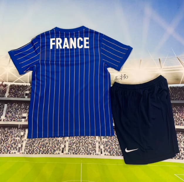 2026 France Training Kids Soccer Jersey And Shorts