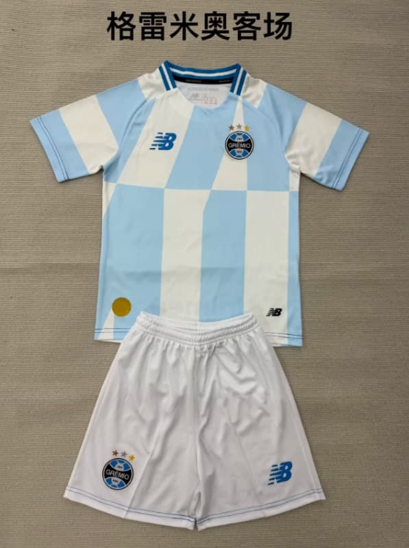 2026 Gremio Away Kids Soccer Jersey And Shorts