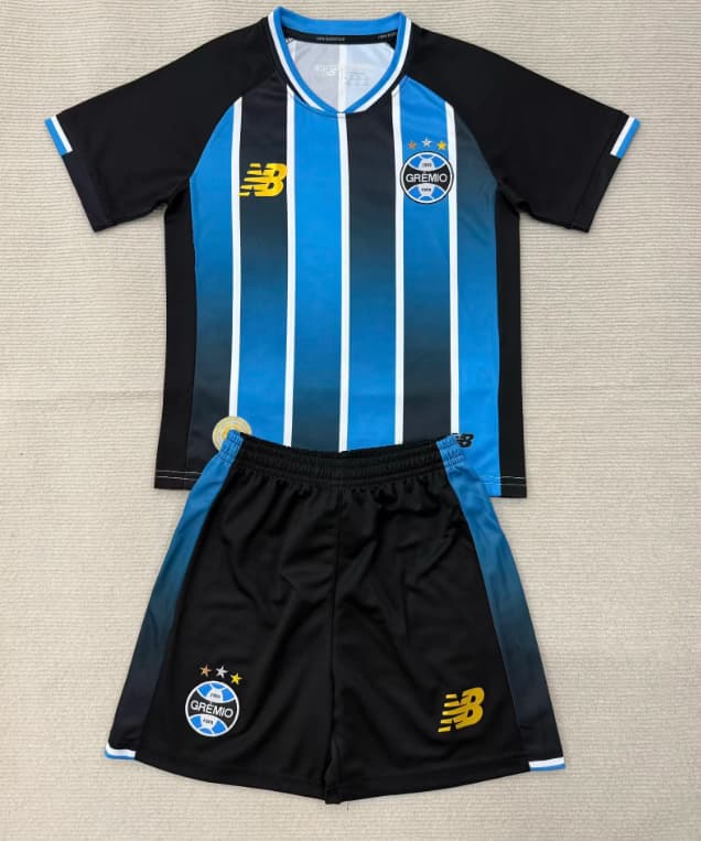 2026 Gremio Home Kids Soccer Jersey And Shorts