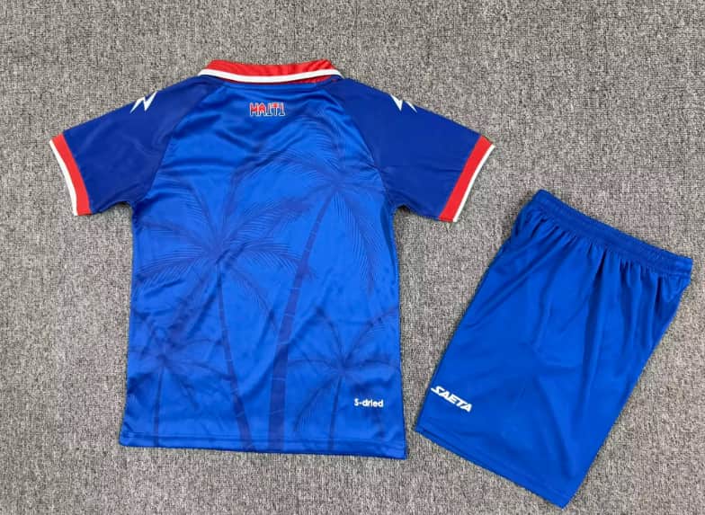 2026 Haiti Home Kids Soccer Jersey And Shorts