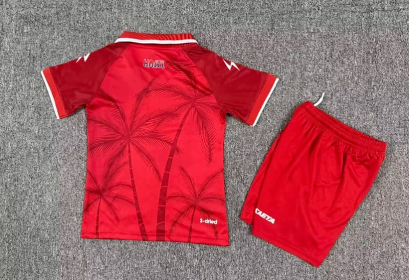 2026 Haiti Third Kids Soccer Jersey And Shorts