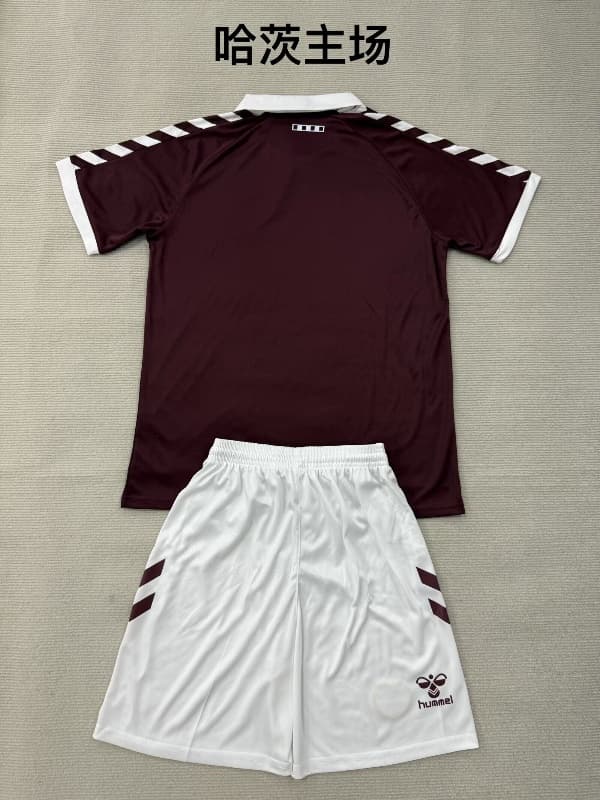 2026 Heart Of Midlothian Home Kids Soccer Jersey And Shorts