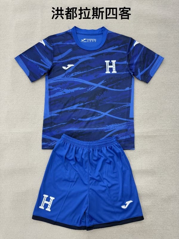 2026 Honduras Fourth Kids Soccer Jersey And Shorts 2026 Honduras Fourth Kids Soccer Jersey And Shorts