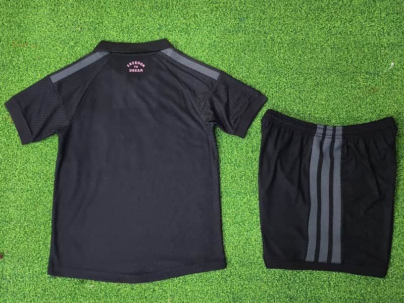 2026 Inter Miami Away Kids Soccer Jersey And Shorts (Player)