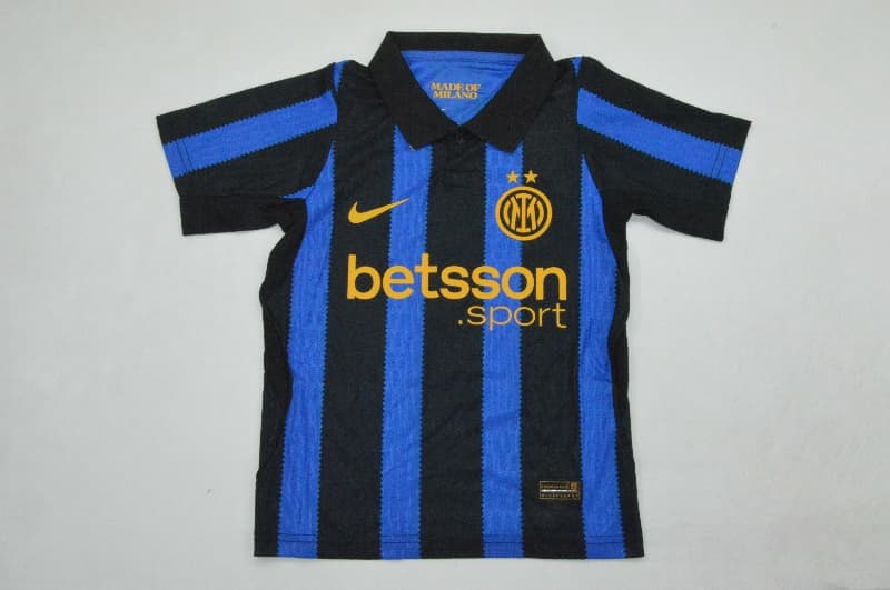 26/27 Inter Milan Home Kids Soccer Jersey And Shorts (Player) Leaked