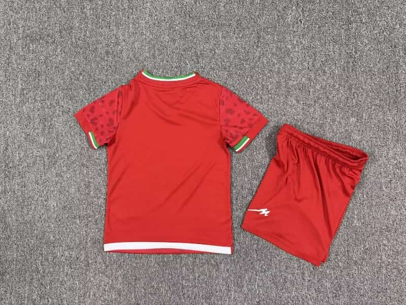 2026 Iran Away Kids Soccer Jersey And Shorts