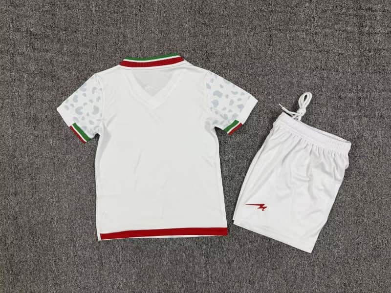 2026 Iran Home Kids Soccer Jersey And Shorts