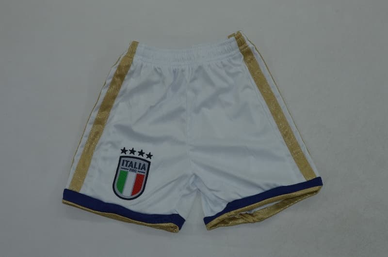 2026 Italy Home Kids Soccer Jersey And Shorts (Player)