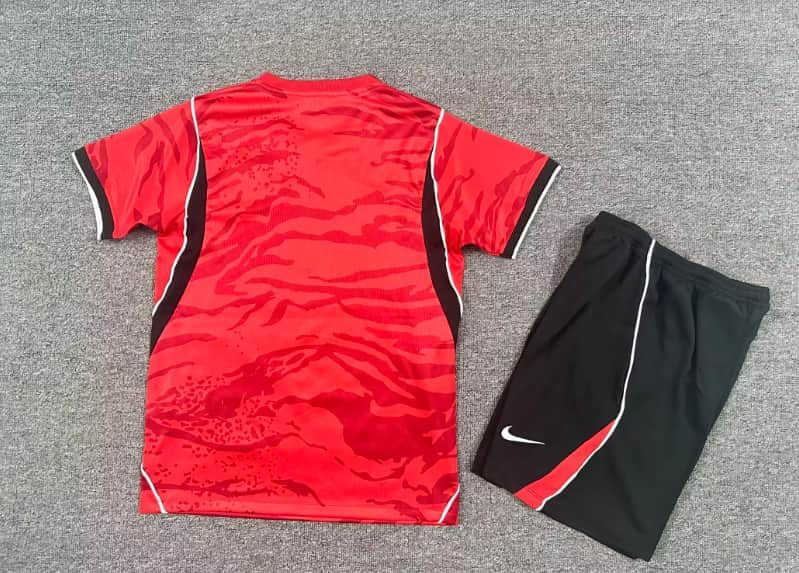 2026 Korea World Cup Home Kids Soccer Jersey And Shorts