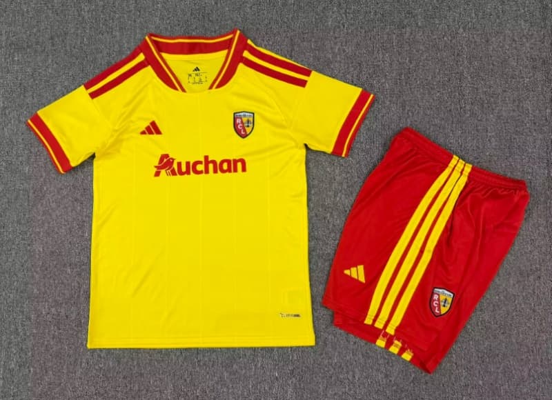 26/27 Lens Home Kids Soccer Jersey And Shorts 26/27 Lens Home Kids Soccer Jersey And Shorts