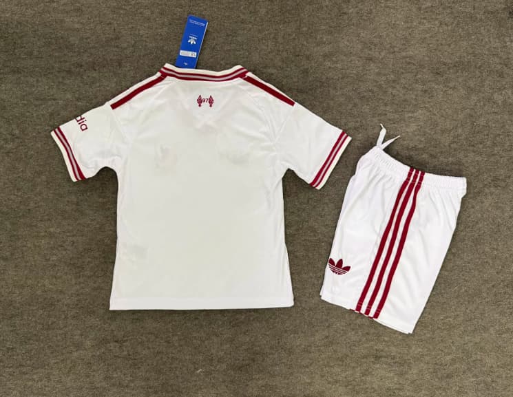 26/27 Liverpool Away Kids Soccer Jersey And Shorts (Leaked)