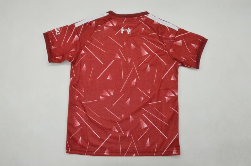 26/27 Liverpool Home Kids Soccer Jersey And Shorts (Leaked)