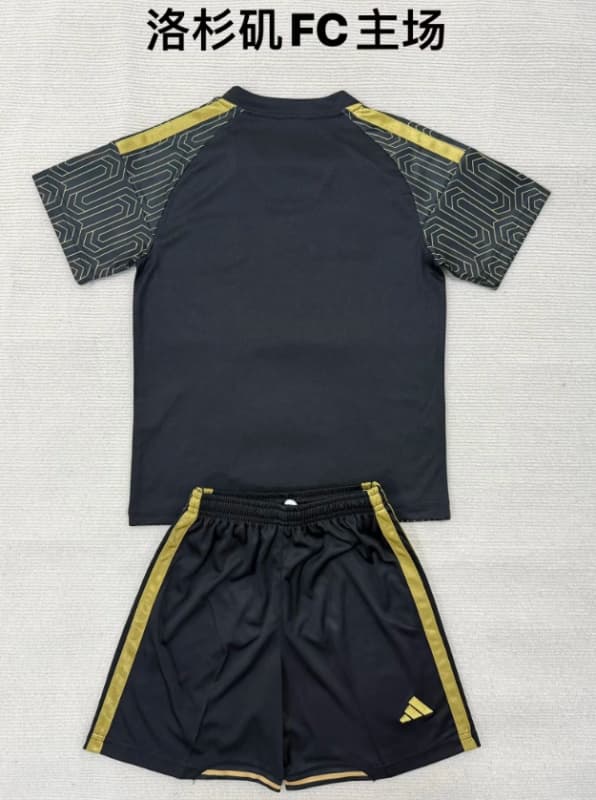 2026 Los Angeles FC Home Kids Soccer Jersey And Shorts