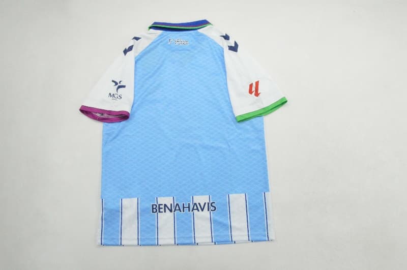 26/27 Malaga Home Kids Soccer Jersey And Shorts