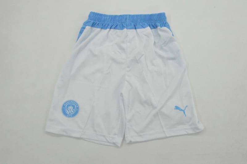 26/27 Manchester City Home Kids Soccer Jersey And Shorts (Player) Leaked