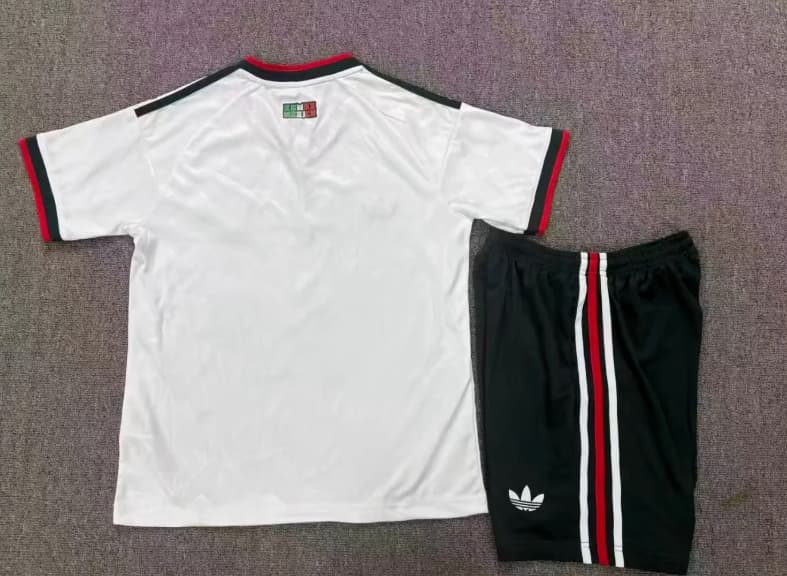 2026 Mexico Away Kids Soccer Jersey And Shorts