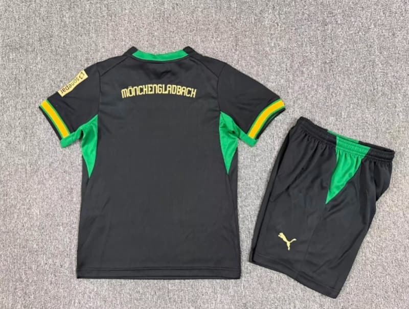 26/27 Monchengladbach Away Kids Soccer Jersey And Shorts