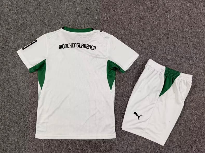 26/27 Monchengladbach Home Kids Soccer Jersey And Shorts