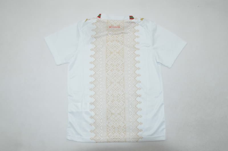 2026 Morocco World Cup Away Kids Soccer Jersey And Shorts