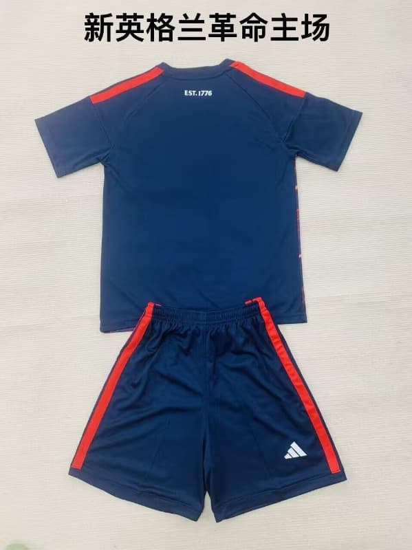 2026 New England Home Kids Soccer Jersey And Shorts