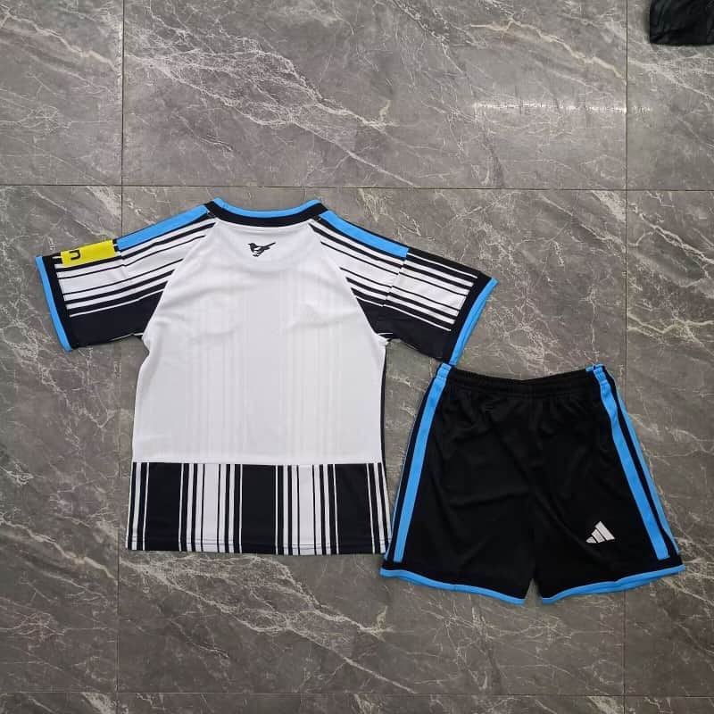 26/27 Newcastle United Home Kids Soccer Jersey And Shorts