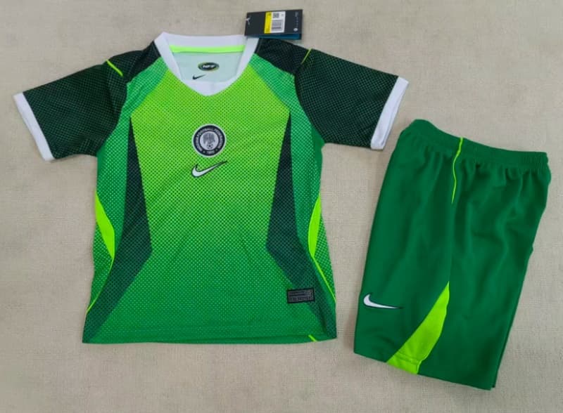 2026 Nigeria Away Kids Soccer Jersey And Shorts 2026 Nigeria Away Kids Soccer Jersey And Shorts